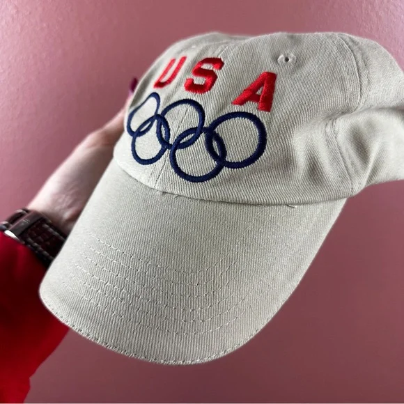USA Olympic Team Hat Tan
Adjustable Cap US Flag On Back Mat Hat Brand Vintage - Picture 7 of 8